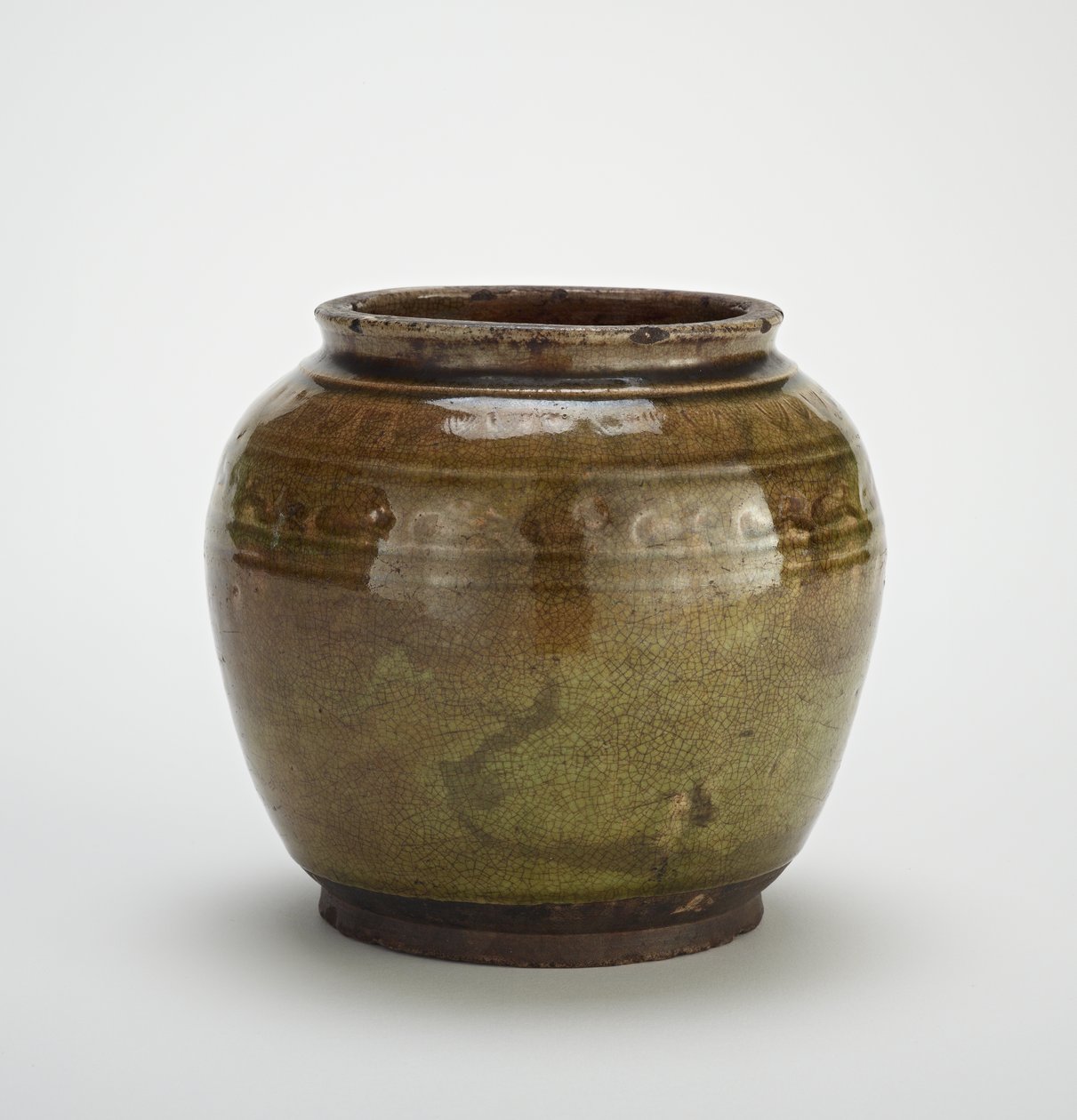 Seto Ware Jar med stemplet indretning af Japanese School