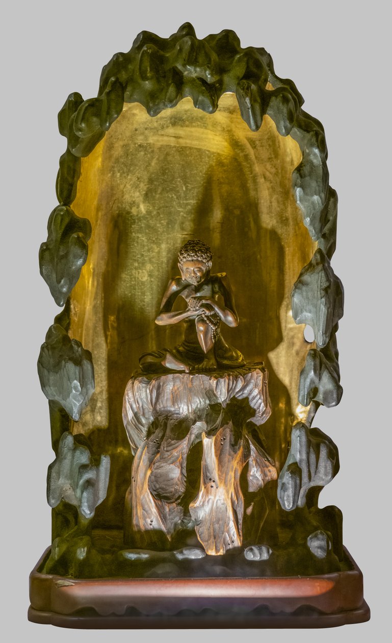 Shakyamuni asketisk. Japan, Edo-perioden af Japanese School