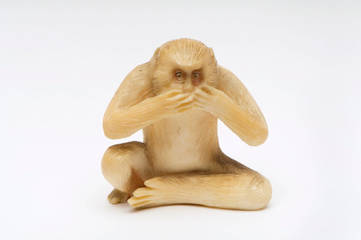 Speak No Evil, en af de tre kloge aber af Japanese School