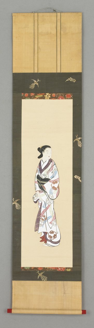 Stående kvindefigur, omkring 1800 af Japanese School