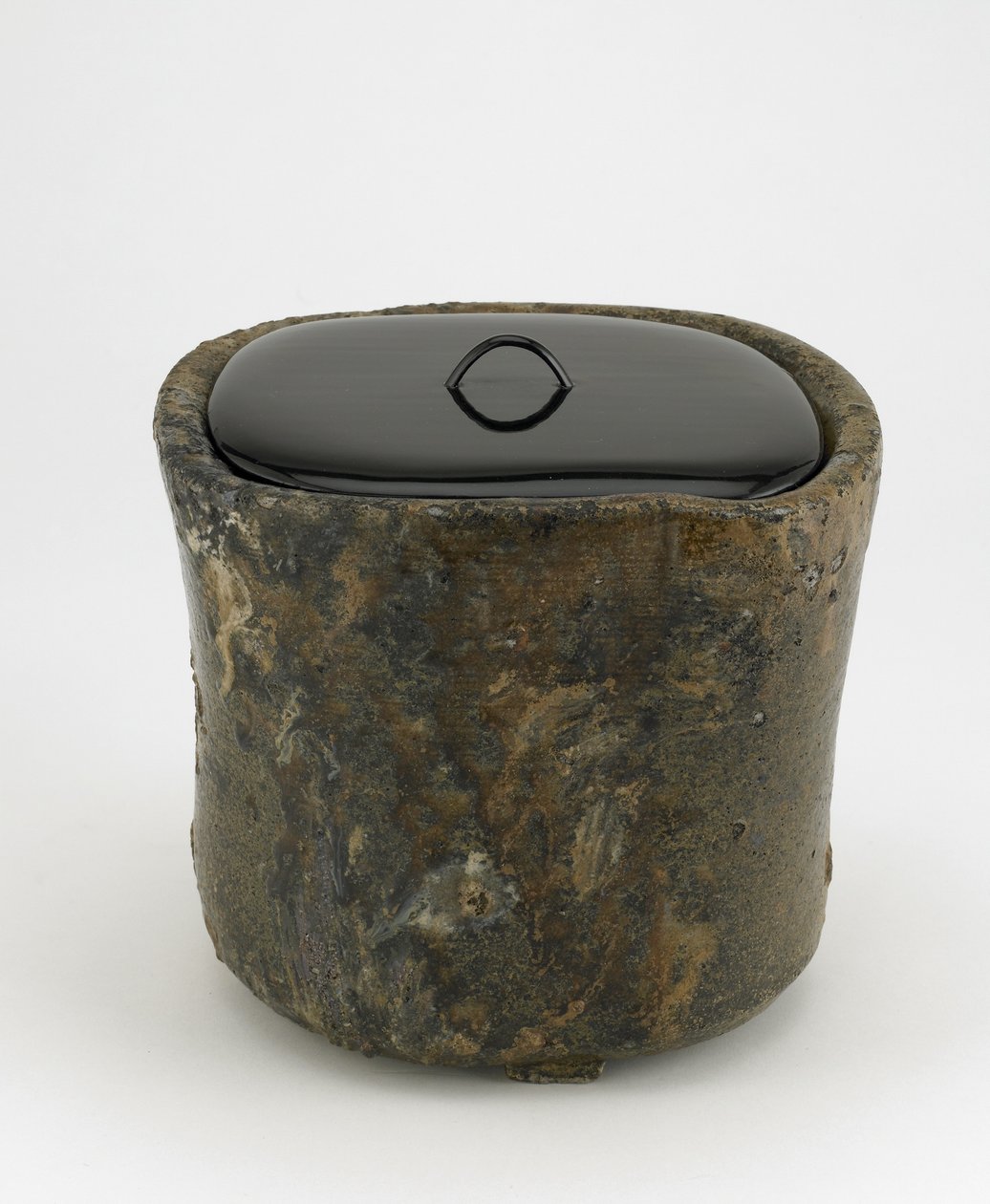Te-ceremoni-vandkrukke, Imbe, Okayama-præfekturet, Edo-periode, 1625-50 (keramik) af Japanese School