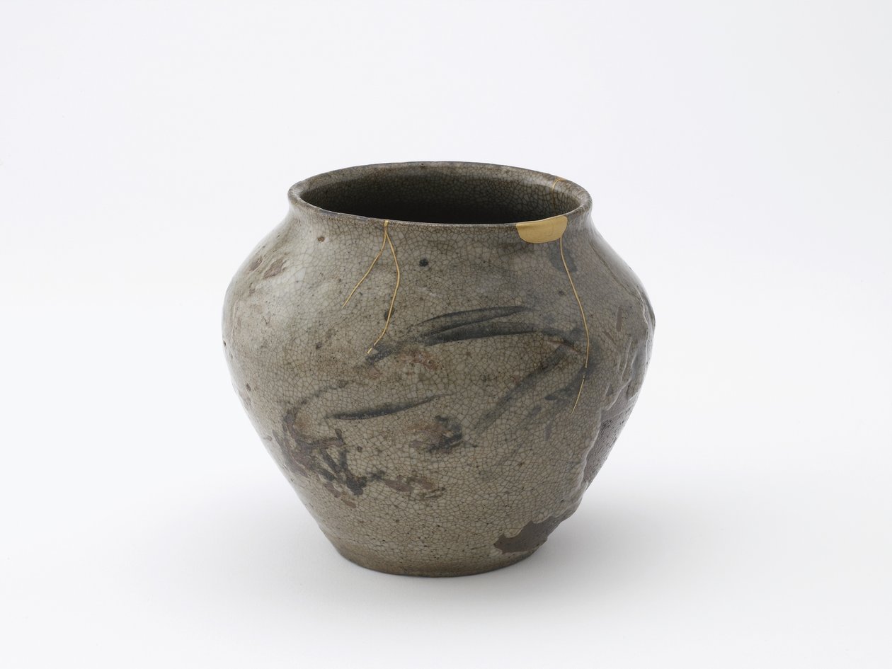 Te-ceremoni-vandkrukke, Saga-præfekturet, Edo-perioden, 17.-18. århundrede (keramik) af Japanese School