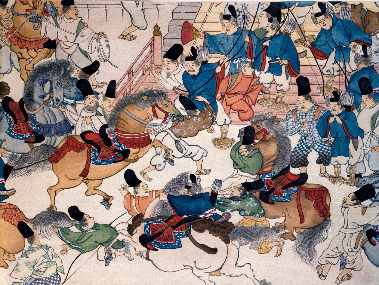 Hesteshowet, Slag foran et palads af Japanese School