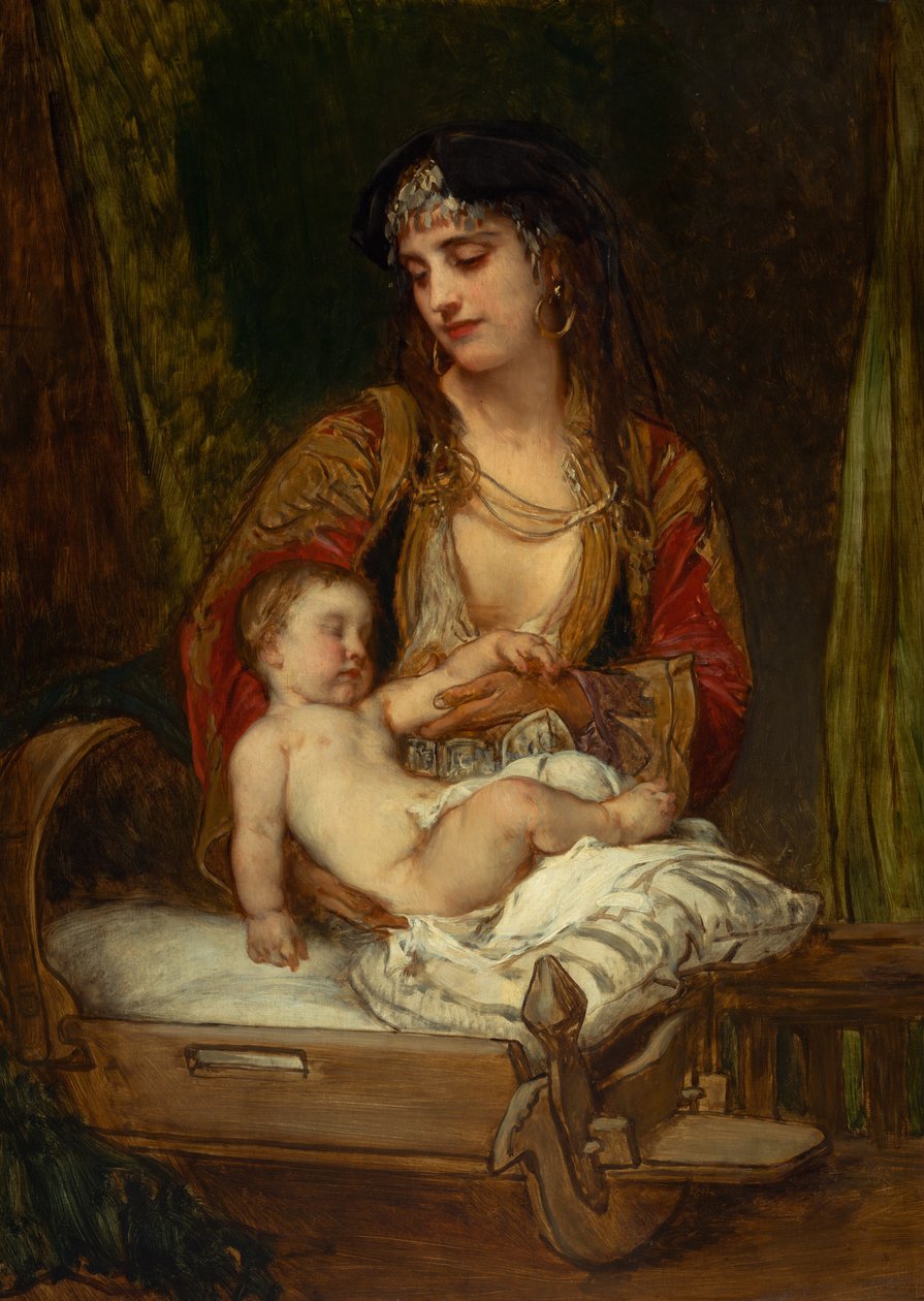 Montenegrinsk Madonna, 1865 af Jaroslav Cermak