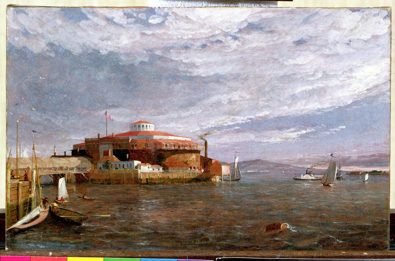 Slotshavedagen, 1851 af Jasper Francis Cropsey