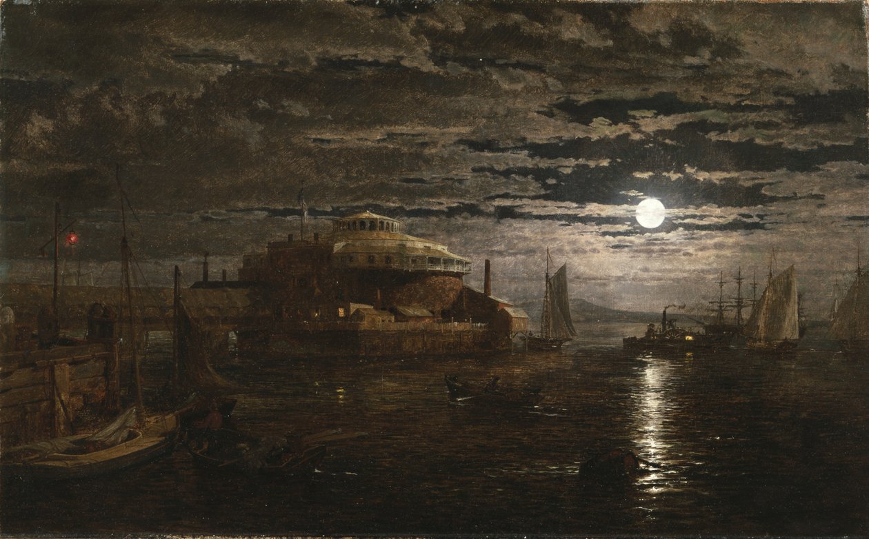 Castle Garden, New York City, 1859 af Jasper Francis Cropsey