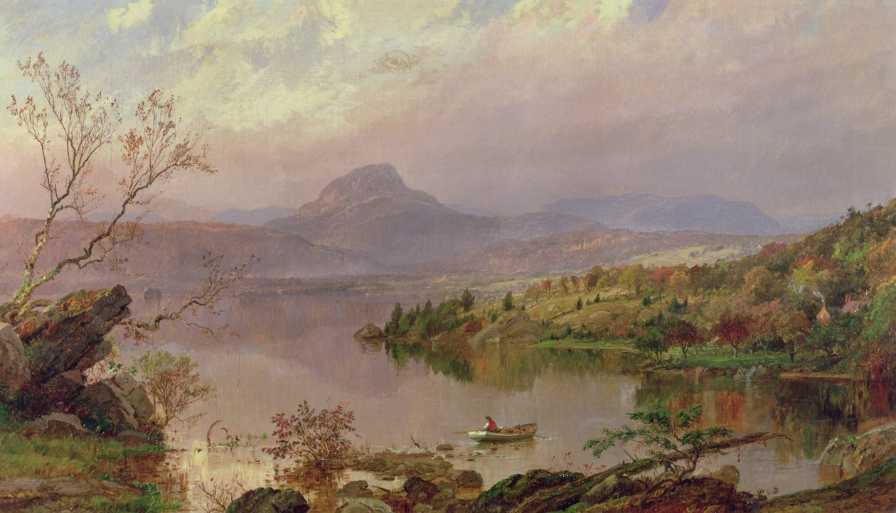 Sukkertoppen fra Wickham Lake, 1876 af Jasper Francis Cropsey
