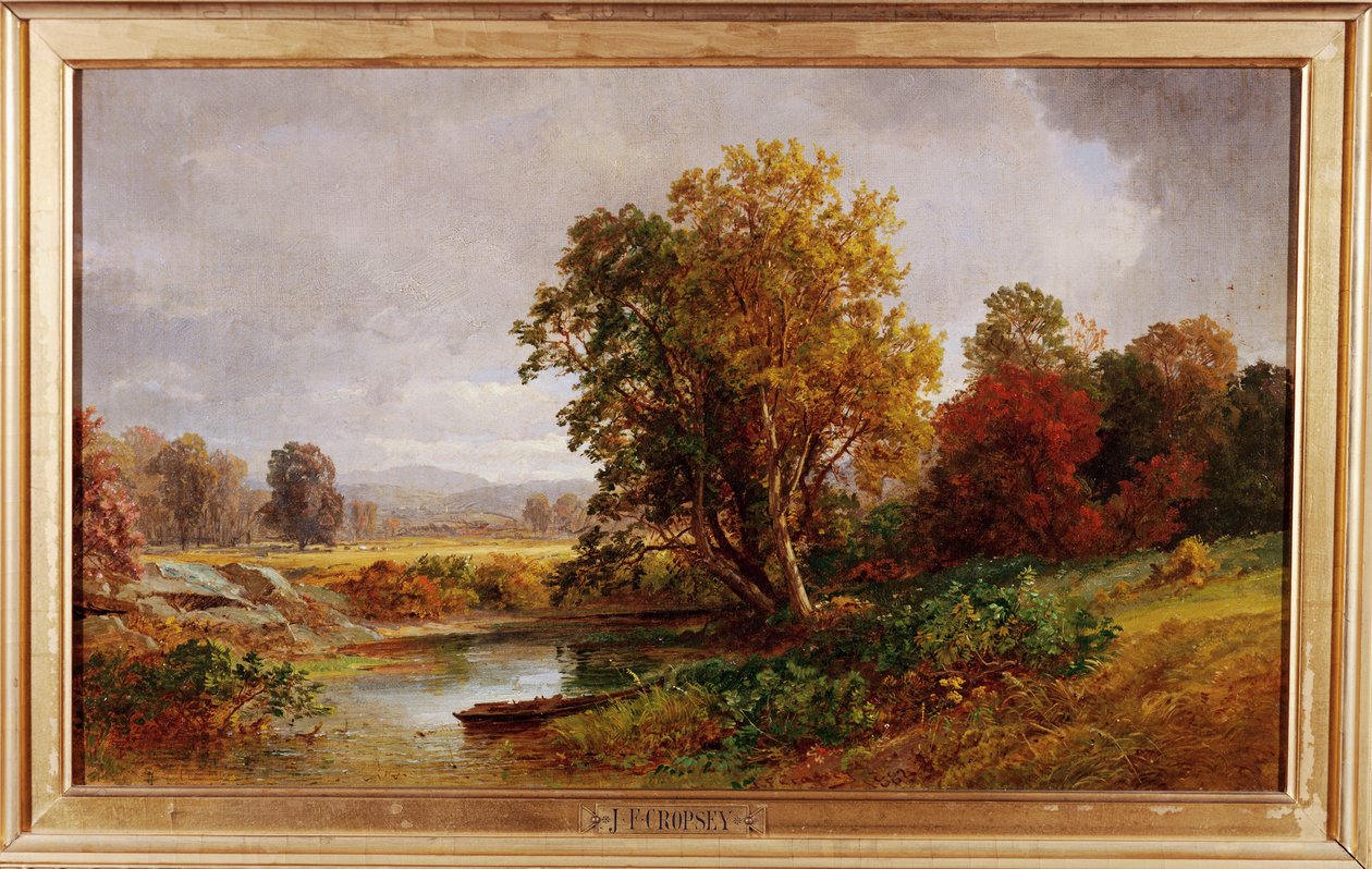 Efterårslandskab, 1882 af Jasper Francis Cropsey