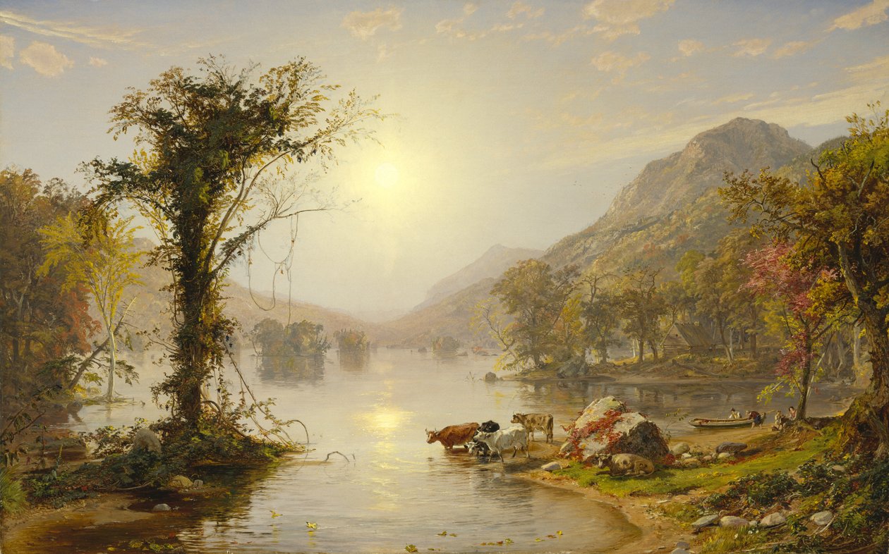 Efterår på Greenwood Lake, 1861 af Jasper Francis Cropsey
