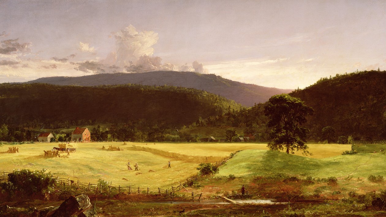 Bareford Mountains, West Milford, New Jersey, 1850 af Jasper Francis Cropsey