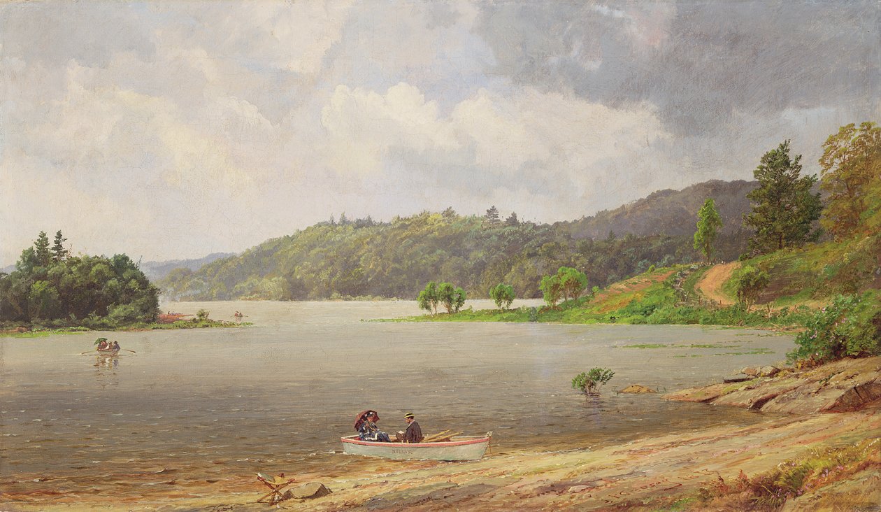 På Wawayanda Lake, New Jersey af Jasper Francis Cropsey