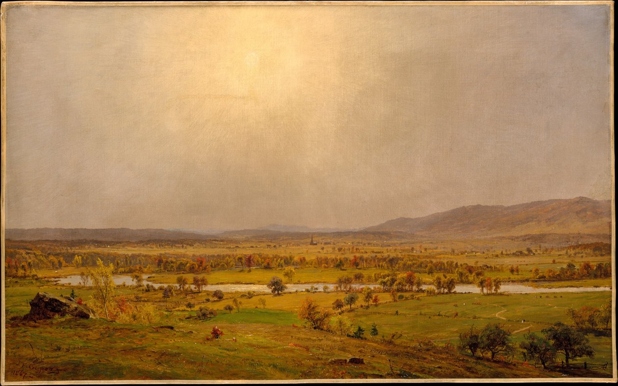 Pompton Plains, New Jersey af Jasper Francis Cropsey