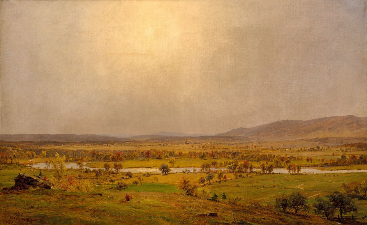 Pompton Plains, New Jersey af Jasper Francis Cropsey