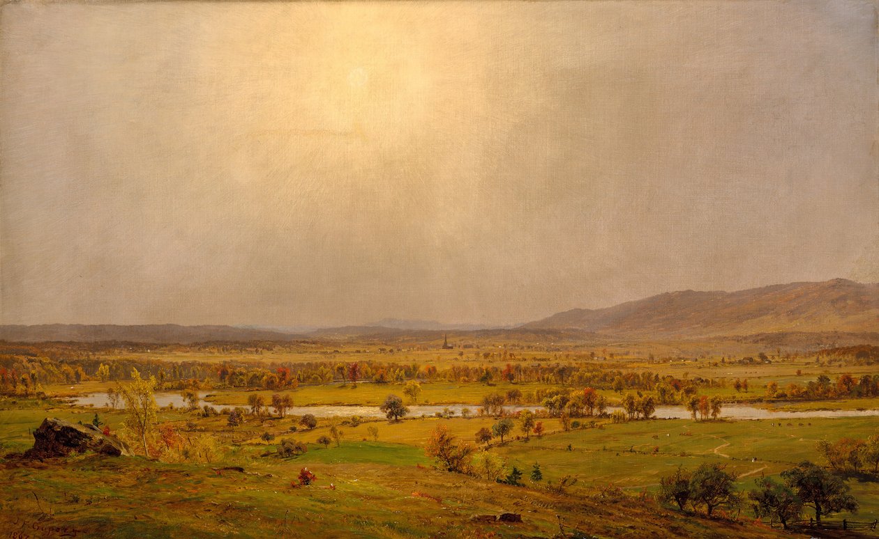 Pompton Plains, New Jersey, 1867. af Jasper Francis Cropsey