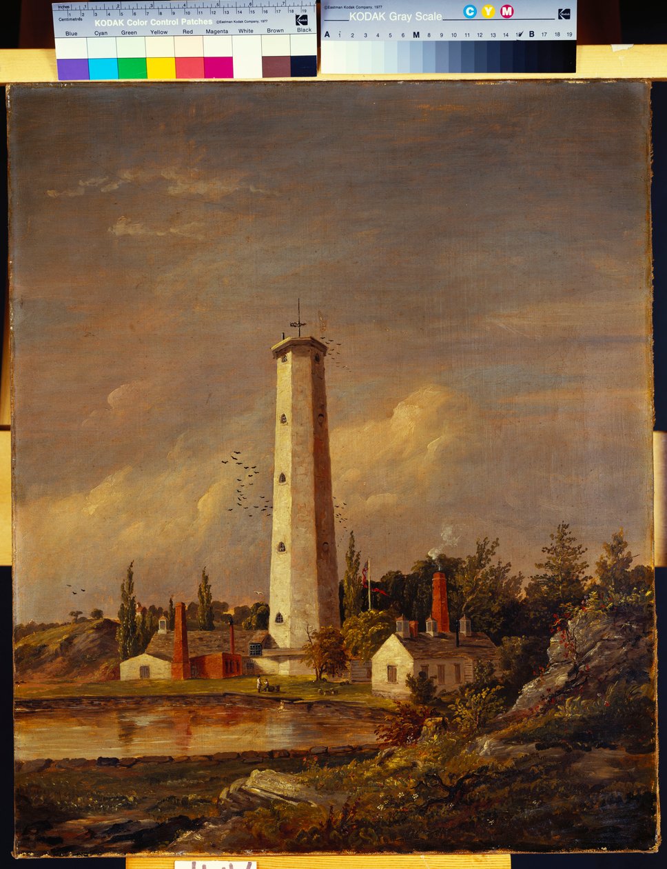 Shot Tower, 1845 af Jasper Francis Cropsey