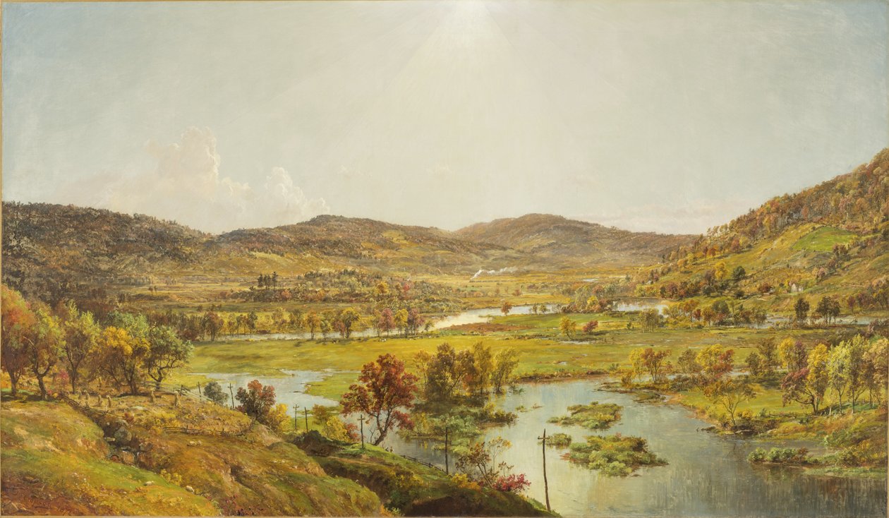 Sidney Plains, hvor Susquehanna- og Unadilla-floderne løber sammen af Jasper Francis Cropsey
