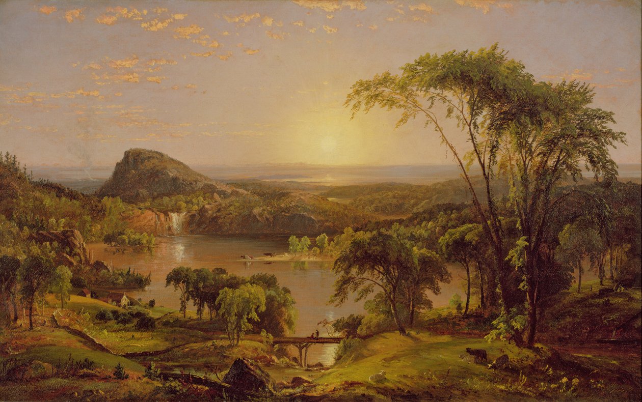 Sommer, Lake Ontario af Jasper Francis Cropsey