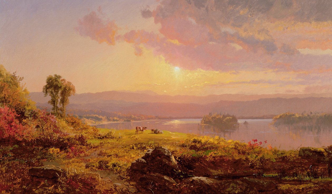Susquehanna-floden, 1876 af Jasper Francis Cropsey