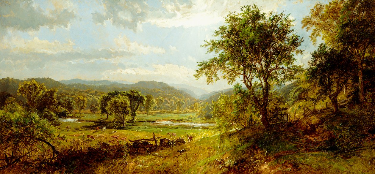 Savmøllefloden, af Jasper Francis Cropsey