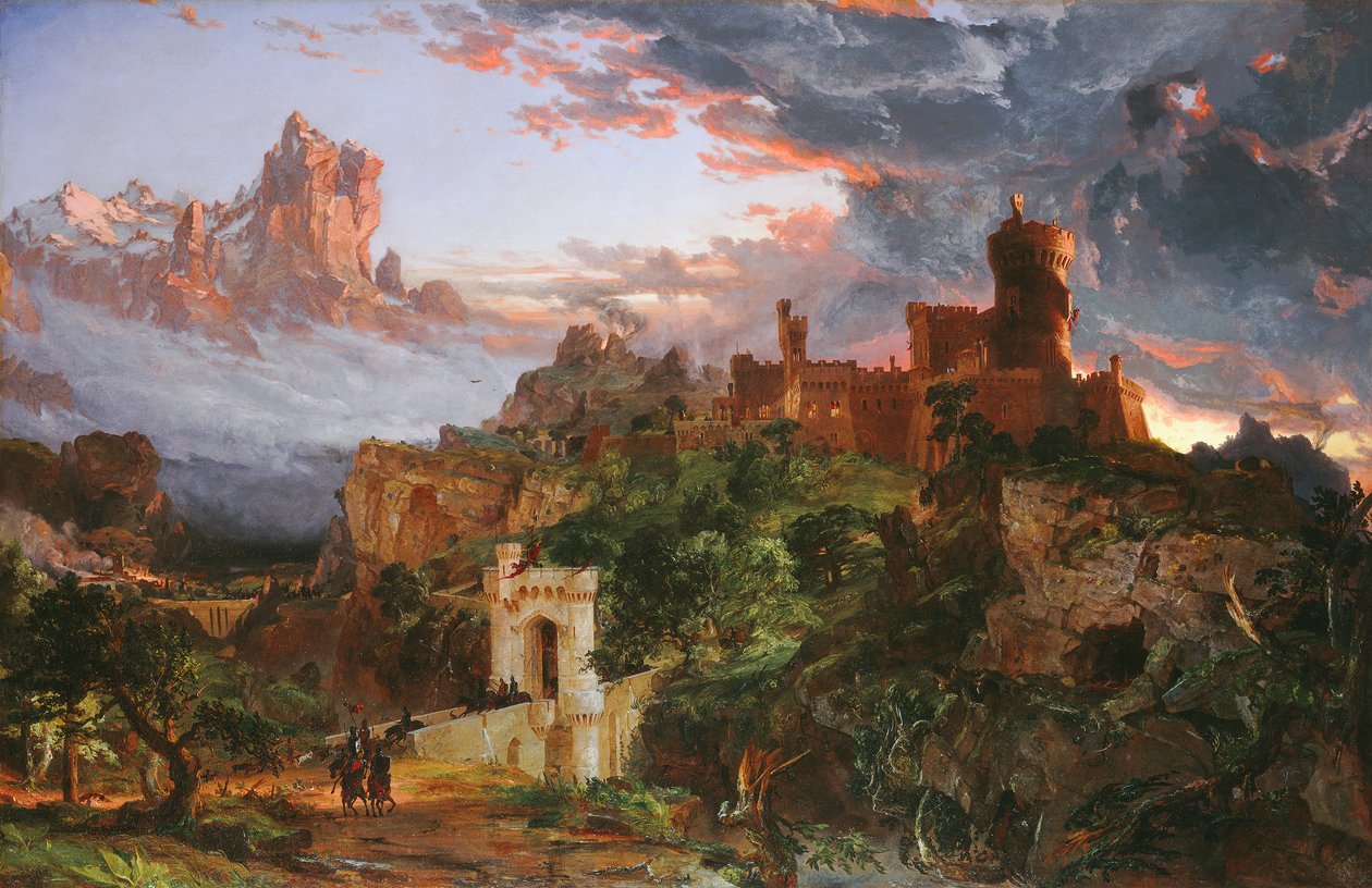 Krigsånden, 1851 af Jasper Francis Cropsey