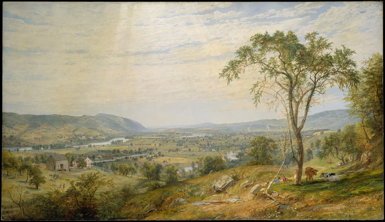 Wyoming-dalen af Jasper Francis Cropsey