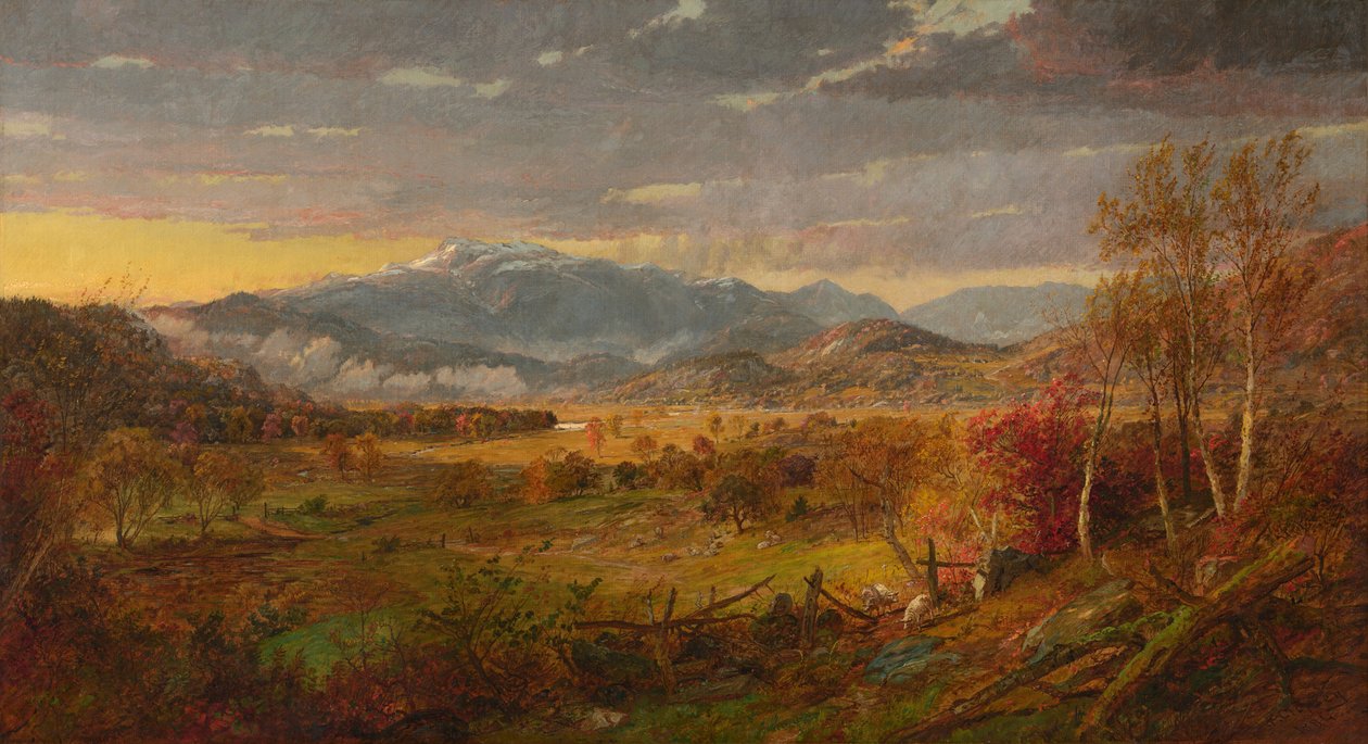 Udsigt over Mt. Washington af Jasper Francis Cropsey