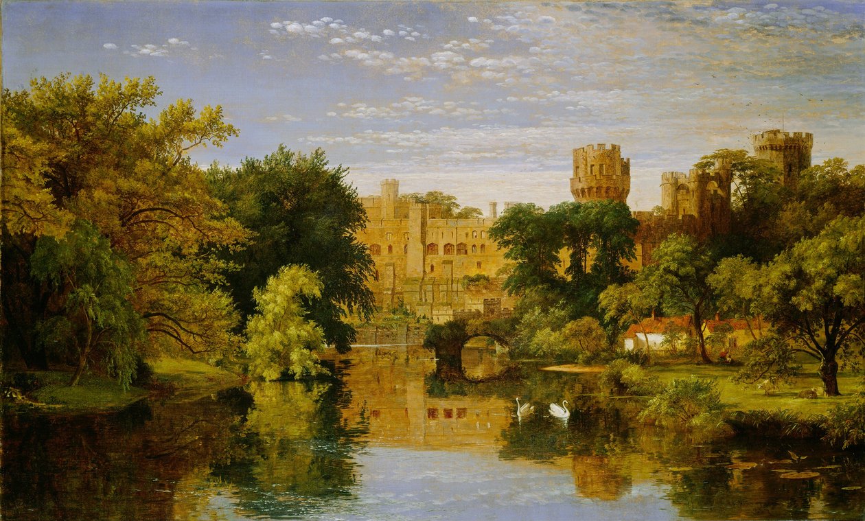 Warwick Castle, England af Jasper Francis Cropsey