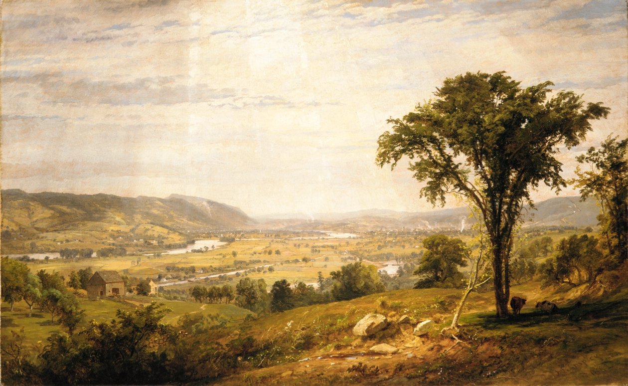 Wyoming Valley, Pennsylvania af Jasper Francis Cropsey