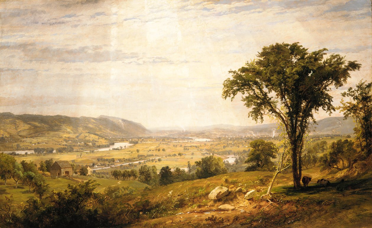 Wyoming Valley, Pennsylvania, 1864. af Jasper Francis Cropsey