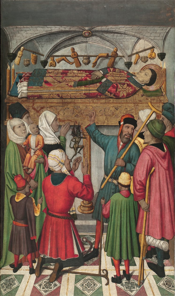 Postume mirakler af Saint Vincent af Jaume Huguet