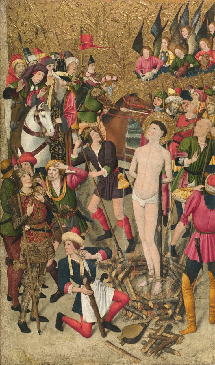 Saint Vincent på staven af Jaume Huguet