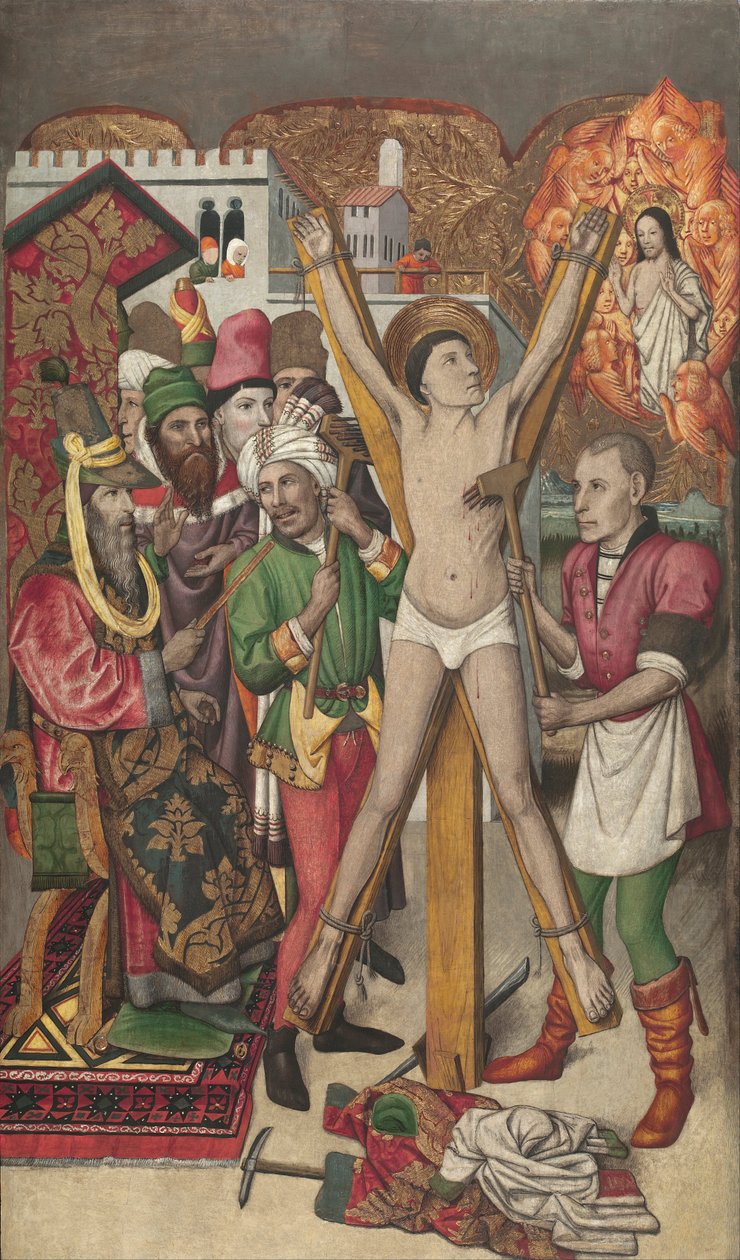 Saint Vincent på stativet af Jaume Huguet