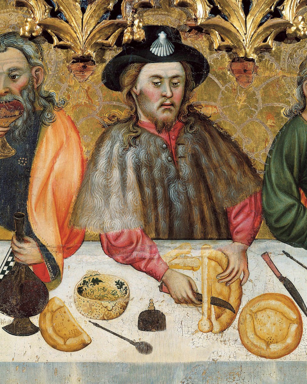 Sidste nadver, detalje c.1370-1400 af Jaume Ferrer