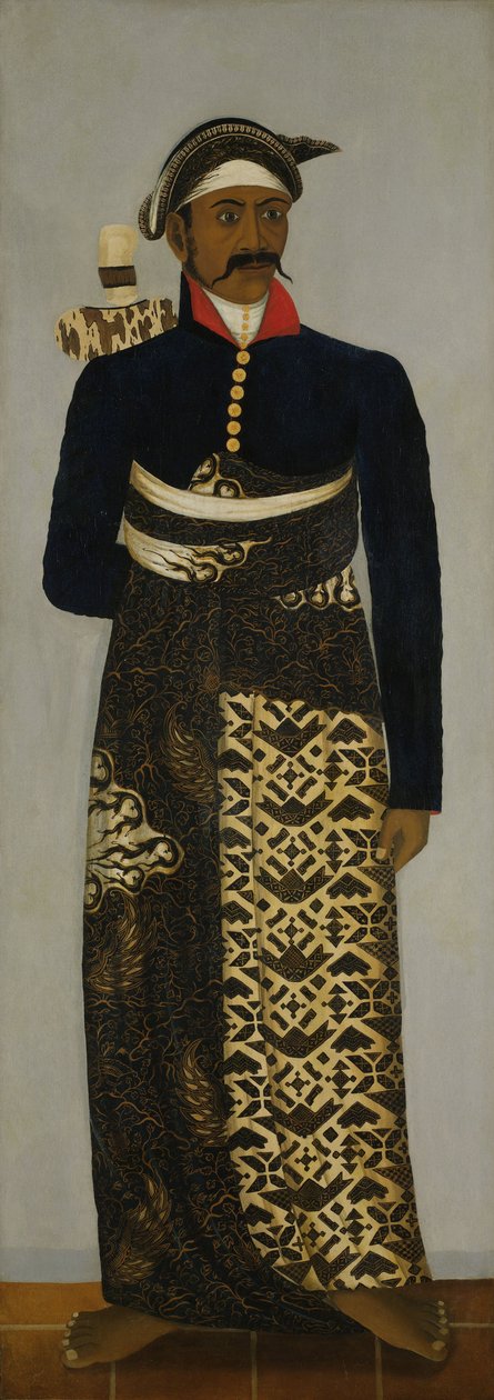 Javanesisk hoffunktionær, ca. 1820-70 af Javanese School