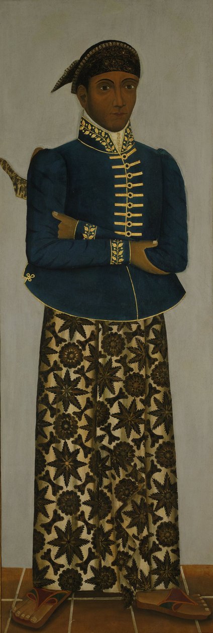 Javanesisk hoffunktionær, ca. 1820-70 af Javanese School