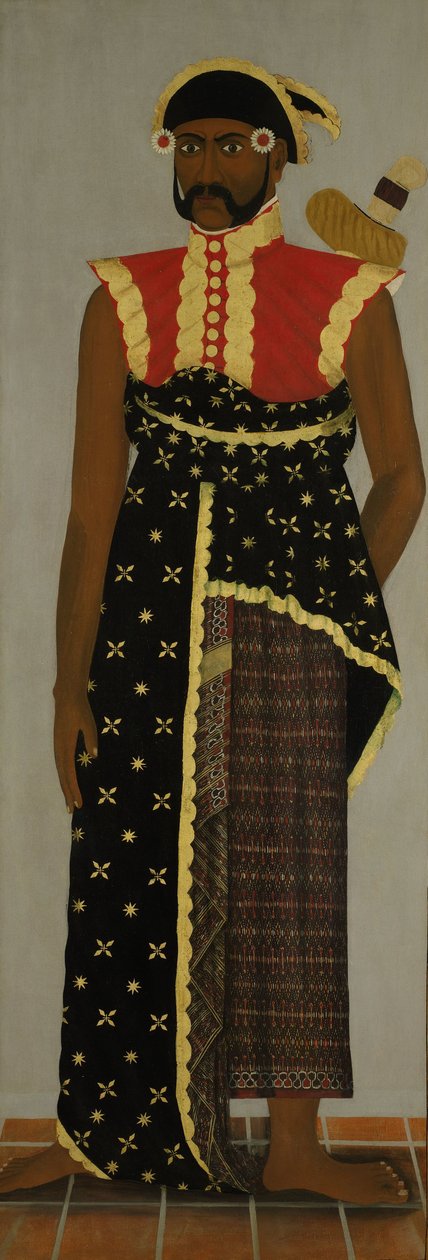 Javanesisk hoffunktionær, ca. 1820-70 af Javanese School