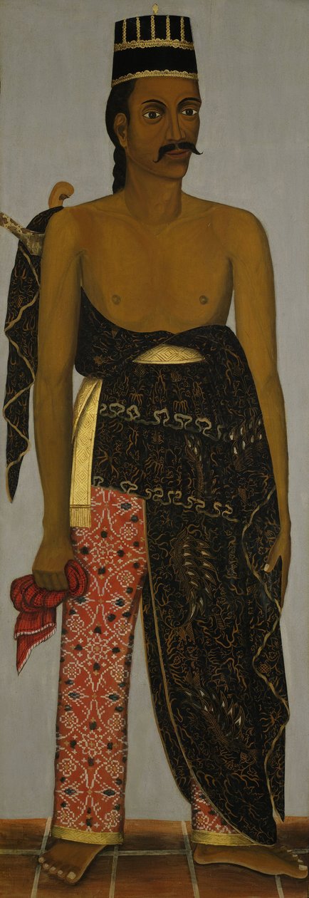 Javanesisk hoffunktionær, ca. 1820-70 af Javanese School