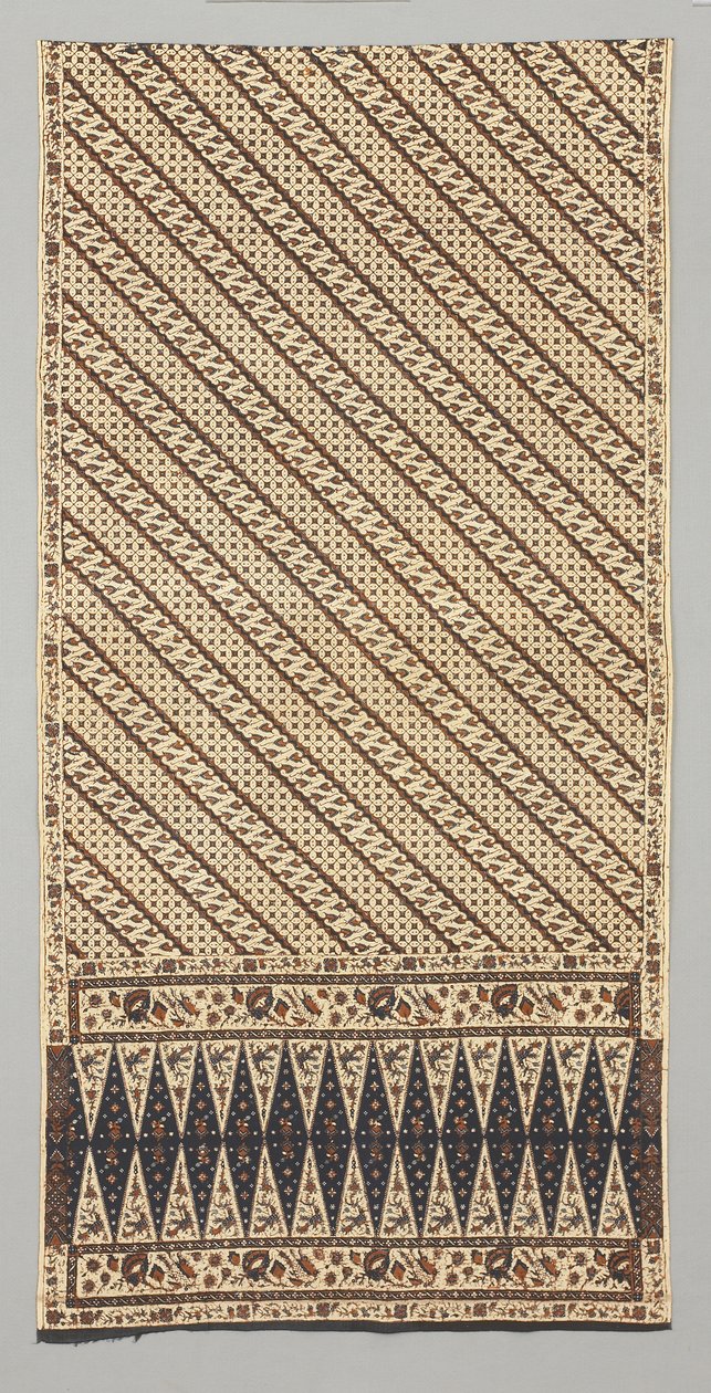 Sarong (kain kapala) af Javanese School