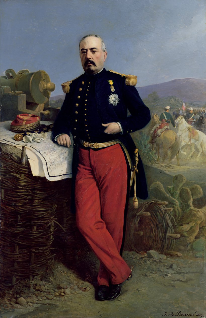 Achille Bazaine (1811-88) 1867 af Jean Adolphe Beauce