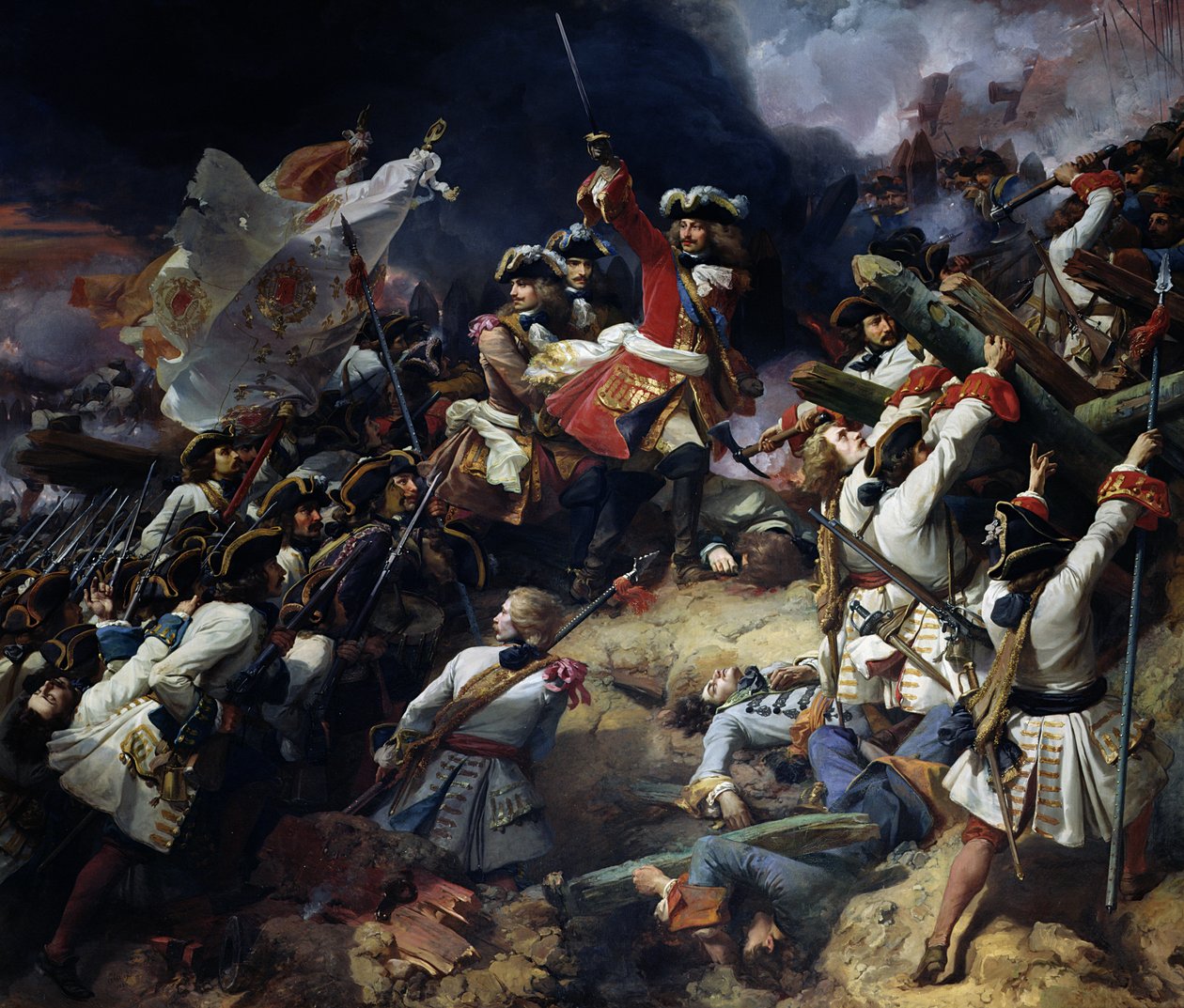 Slaget ved Denain, 24. juli 1712, 1839 af Jean Alaux