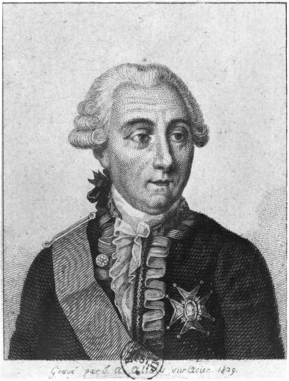 Greve Louis de Marbeuf (1712-86) 1829 af Jean Alexandre Allais