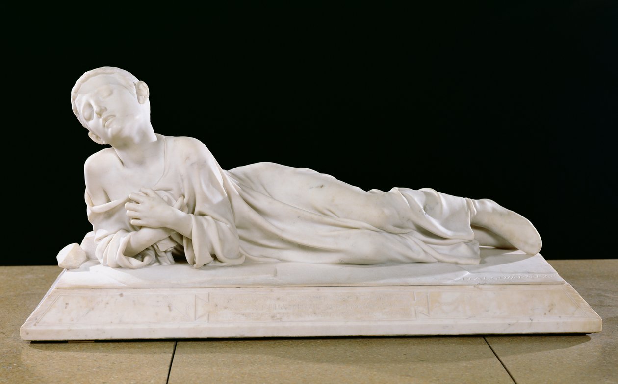 Tarcisius, kristen martyr, 1868 (marmor) af Jean Alexandre Joseph Falguiere
