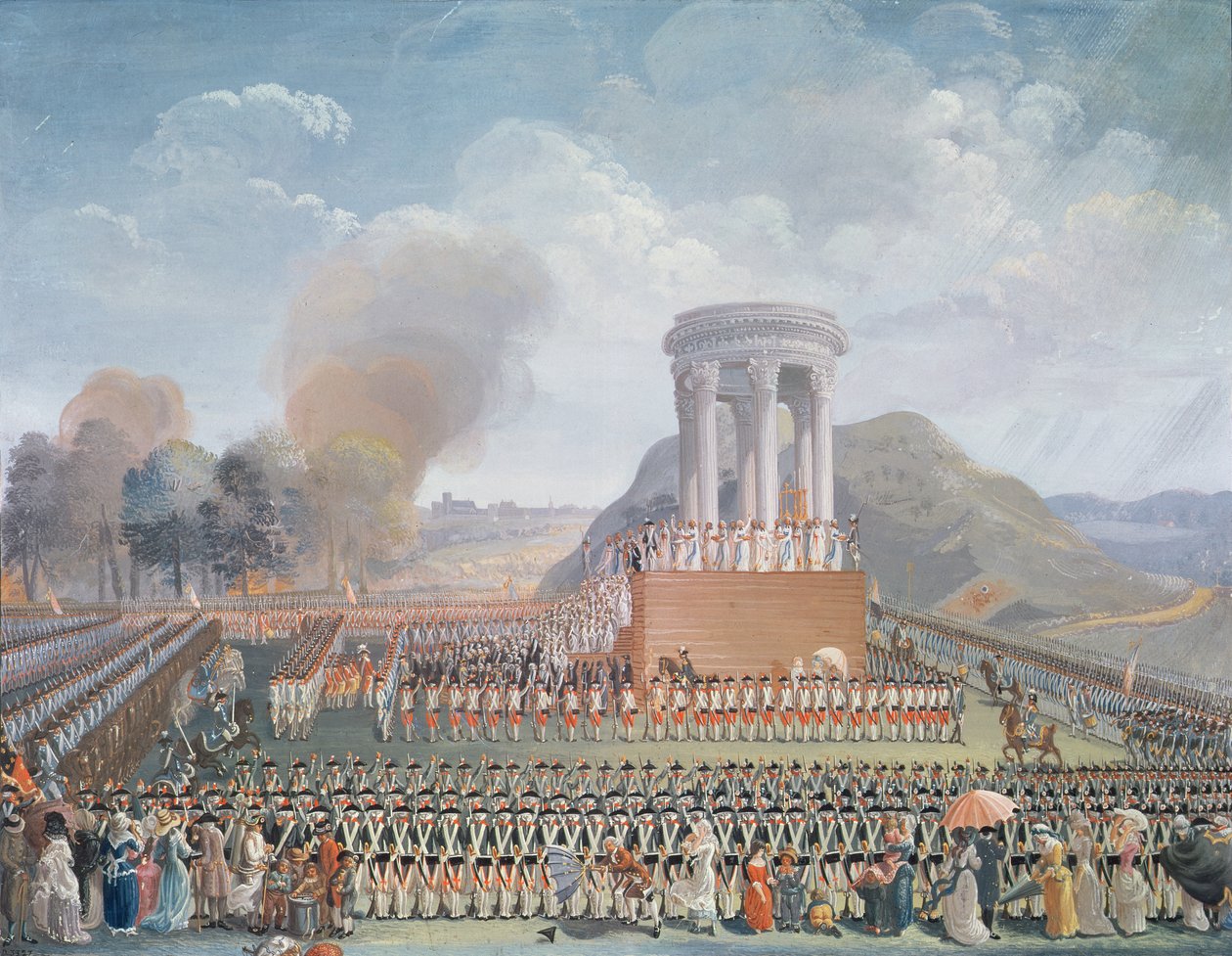Forbundsfesten, 14. juli 1790 af Jean Alexis Cornu