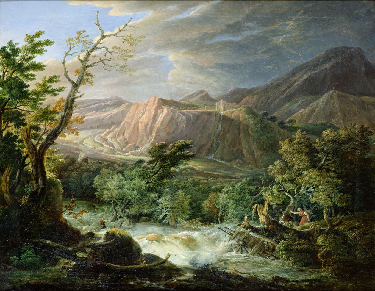 Landskab, Storm af Jean Antoine Constantin
