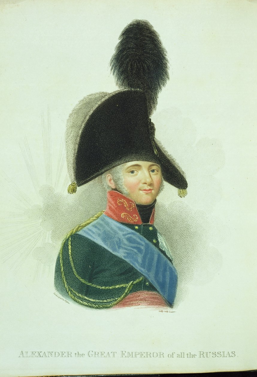 Alexander (1777-1825) den store kejser af alle russerne af Jean Antoine Pinchon