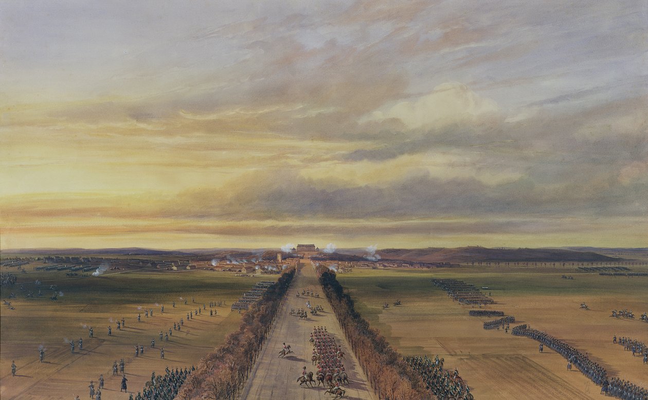 Slaget ved Brienne, 29. januar 1814, 1840 af Jean Antoine Simeon Fort