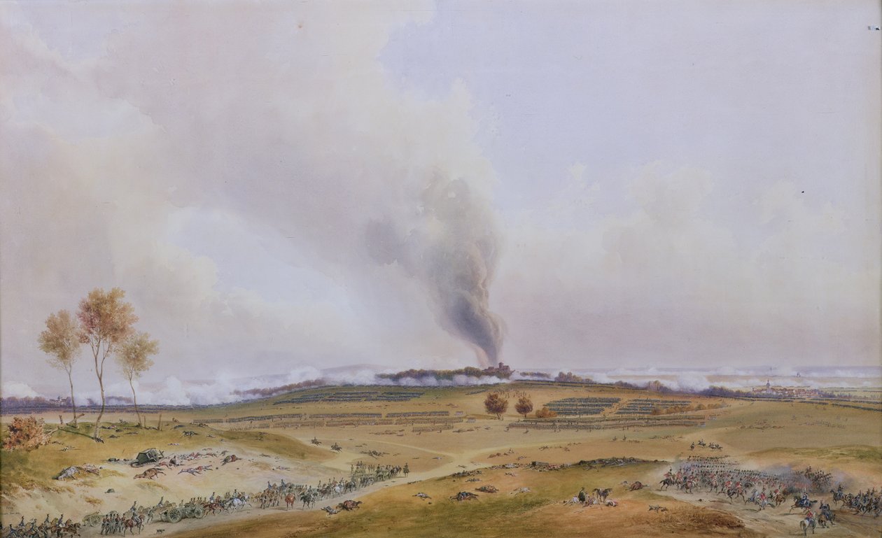 Slaget ved Iena, 14. oktober 1806, 1836 af Jean Antoine Simeon Fort
