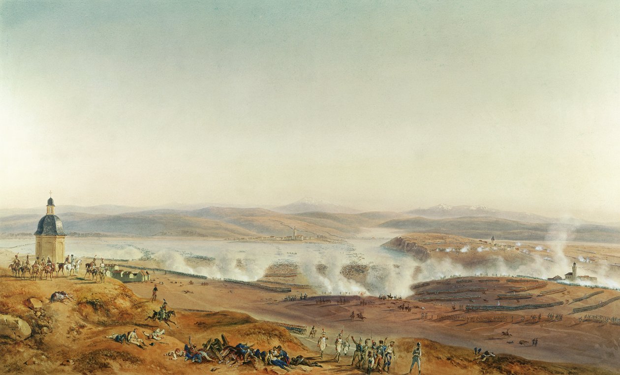 Slaget ved Austerlitz, 2. december 1805, klokken fire af Jean Antoine Simeon Fort