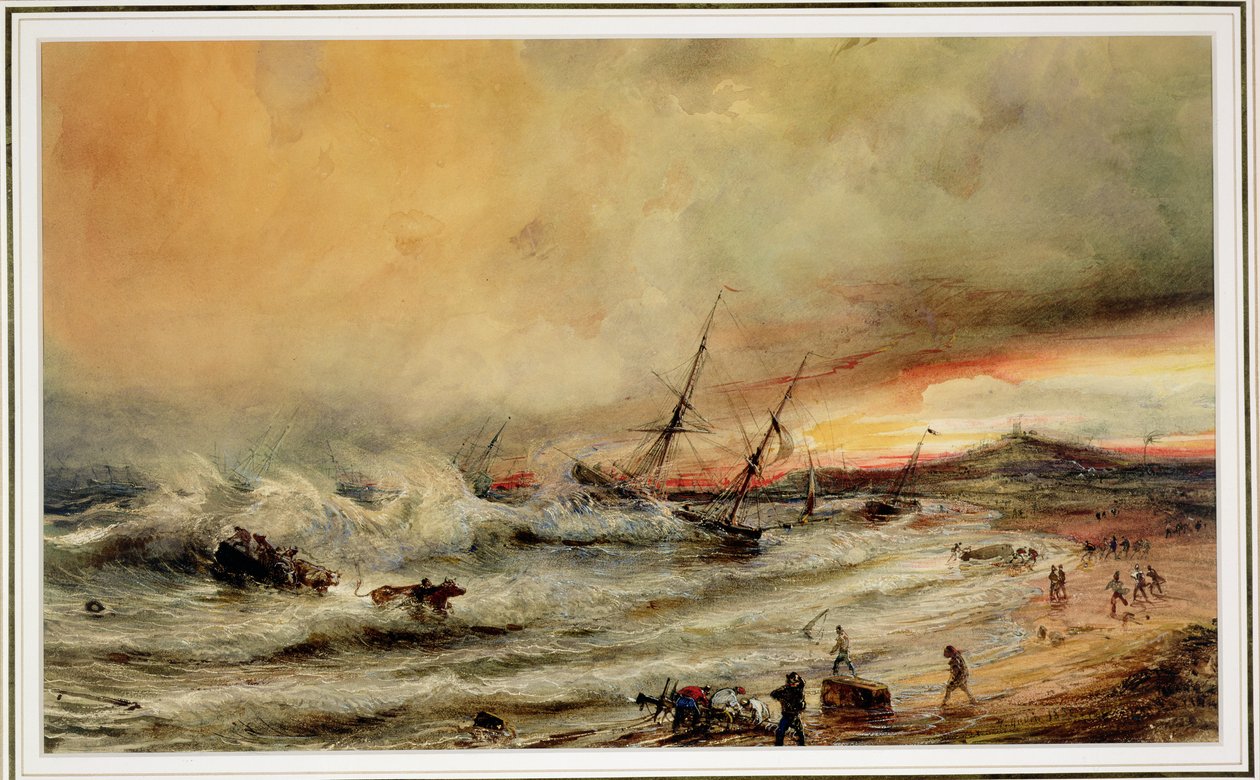 Forliset, 1832 af Jean Antoine Theodore Gudin