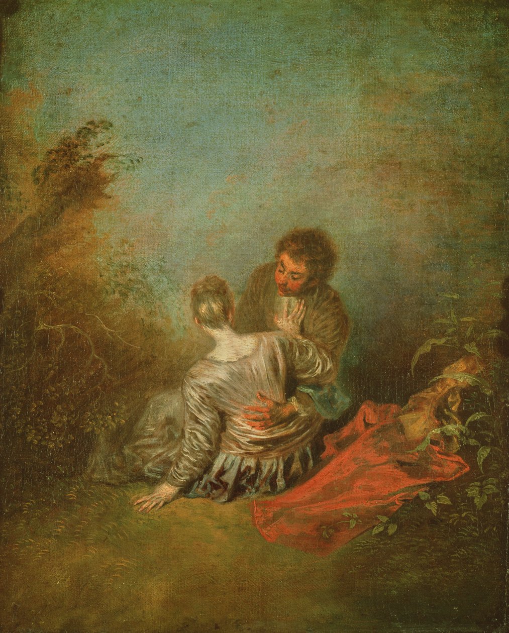 The Faux Pas, ca. 1717 af Jean Antoine Watteau